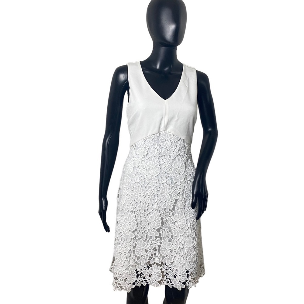 Worthington   Lace White Dress   Sz 4